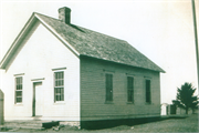 CORNER OF COUNTY HIGHWAY XX AND IOWA-GRANT SCHOOL RD, a Front Gabled school-one to six room, built in Mifflin, Wisconsin in 1876.