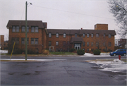 19 W Newton St, a Twentieth Century Commercial hospital/medical clinic, built in Rice Lake, Wisconsin in 1933.
