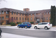 19 W Newton St, a Twentieth Century Commercial hospital/medical clinic, built in Rice Lake, Wisconsin in 1933.
