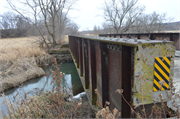 Elroy-Sparta State Trail, 0.15 mi SE of Nutmeg Rd, a NA (unknown or not a building) steel beam or plate girder bridge, built in Glendale, Wisconsin in 1873.