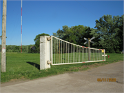 NORTH END OF VILLA LOUIS RD IMMEDIATELY NORTH OF INTERSECTION WITH WATER ST, a NA (unknown or not a building) fence, built in Prairie du Chien, Wisconsin in 1965.