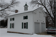919 OAK ST, a Greek Revival house, built in Baraboo, Wisconsin in 1860.