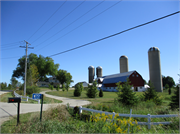 W755 WIS 96, a Astylistic Utilitarian Building barn, built in Kaukauna, Wisconsin in 1955.