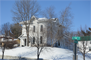 8 W Elm St, a Two Story Cube house, built in Chippewa Falls, Wisconsin in 1873.