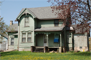 6141 COUNTY HIGHWAY KP, a Queen Anne house, built in Berry, Wisconsin in 1880.