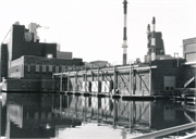 BIRON FLOWAGE, a Astylistic Utilitarian Building power plant, built in Rudolph, Wisconsin in 1894.