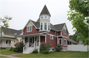606 MATHER ST, a Queen Anne house, built in Green Bay, Wisconsin in 1896.