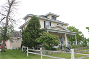702 MATHER ST, a American Foursquare house, built in Green Bay, Wisconsin in 1910.