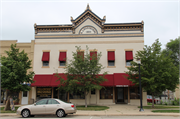 112-116 W MAIN ST, a Commercial Vernacular large retail building, built in Palmyra, Wisconsin in 1884.