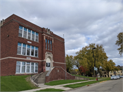201 Dayton St, a Late Gothic Revival elementary, middle, jr.high, or high, built in Mayville, Wisconsin in 1925.