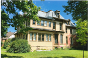 143-149 S 8TH ST, a Second Empire house, built in La Crosse, Wisconsin in 1876.