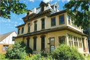 143-149 S 8TH ST, a Second Empire house, built in La Crosse, Wisconsin in 1876.