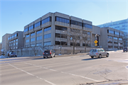 201 E WASHINGTON AVE, a Brutalism large office building, built in Madison, Wisconsin in 1972.