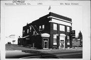 301 MAIN ST, a Commercial Vernacular bank/financial institution, built in Mosinee, Wisconsin in 1917.