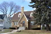 1838 Carlisle Ave., a English Revival Styles house, built in Racine, Wisconsin in 1930.