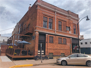 100-124 N MAIN ST, a Commercial Vernacular retail building, built in Richland Center, Wisconsin in 1892.