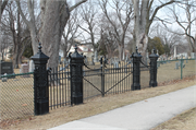 CA.550 N WEBSTER ST, a NA (unknown or not a building) fence, built in Port Washington, Wisconsin in 1876.