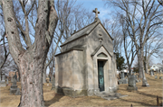 CA.550 N WEBSTER ST, a Early Gothic Revival cemetery building, built in Port Washington, Wisconsin in 1893.