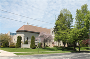 902 PINE ST, a Late Gothic Revival house of worship, built in Manitowoc, Wisconsin in 1927.