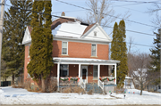 500 N ELM ST, a American Foursquare house, built in Platteville, Wisconsin in 1910.