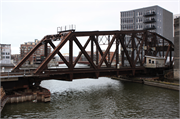 RR over Menomonee River, E of Plankinton Ave., a NA (unknown or not a building) bridge, built in Milwaukee, Wisconsin in 1904.