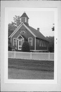 .125 MI W OF SE END OF COUNTY HIGHWAY BB, a Front Gabled one to six room school, built in Peshtigo, Wisconsin in 1903.