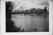 MENOMINEE RIVER, a NA (unknown or not a building) overhead truss bridge, built in Wagner, Wisconsin in 1900.