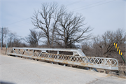 Waterfall Road over Little Platte River, a Not a Building bridge, built in Lima, Wisconsin in 1927.