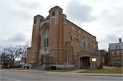 5131 W CENTER ST, a Late Gothic Revival church, built in Milwaukee, Wisconsin in 1949.