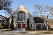 1007 E OKLAHOMA AVE, a Late Gothic Revival church, built in Milwaukee, Wisconsin in 1949.