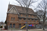 2906 W SCOTT ST, a Late Gothic Revival house of worship, built in Milwaukee, Wisconsin in 1928.