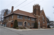 2906 W SCOTT ST, a Late Gothic Revival house of worship, built in Milwaukee, Wisconsin in 1928.