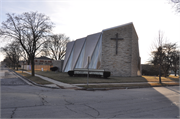 3301 S 76TH ST, a Neo-Expressionism house of worship, built in Milwaukee, Wisconsin in 1958.