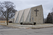 3301 S 76TH ST, a Neo-Expressionism house of worship, built in Milwaukee, Wisconsin in 1958.