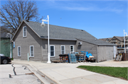 819 Riverfront Dr, a Astylistic Utilitarian Building fishing shed, built in Sheboygan, Wisconsin in 1945.