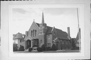 1402 MAIN ST, a Late Gothic Revival house of worship, built in Marinette, Wisconsin in .