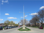 CA 2600 N SHERMAN BLVD AND W CLARK ST, a NA (unknown or not a building) commemorative monument/marker, built in Milwaukee, Wisconsin in 1943.