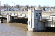 JACKSON/OREGON ST OVER FOX RIVER JACKSON/OREGON ST OVER FOX RIVER, a NA (unknown or not a building) bridge, built in Oshkosh, Wisconsin in 1956.