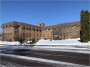 19 W Newton St, a Twentieth Century Commercial hospital/medical clinic, built in Rice Lake, Wisconsin in 1933.