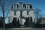 104 E GILMAN ST, a Second Empire house, built in Madison, Wisconsin in 1855.