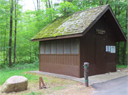 Chippewa CG road, a fishing shed, built in Cleveland, Wisconsin in 1968.