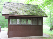 Chippewa CG road, a fishing shed, built in Cleveland, Wisconsin in 1968.
