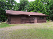 Chippewa CG road, a government outbuilding, built in Cleveland, Wisconsin in 1986.
