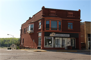 800 Water St, a retail building, built in Sauk City, Wisconsin in 1905.