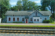 416 Main St., a depot, built in Colfax, Wisconsin in 1898.