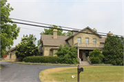 224 OAKWOOD RD, a Gabled Ell house, built in Oak Creek, Wisconsin in 1876.