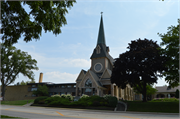 148 E MAIN ST, a Late Gothic Revival house of worship, built in Lake Geneva, Wisconsin in 1892.