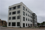 851 S Main St, a Twentieth Century Commercial warehouse, built in Oshkosh, Wisconsin in 1919.