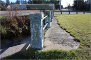 Clermont St over Spring Brook, a concrete bridge, built in Antigo, Wisconsin in 1935.