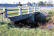 Clermont St over Spring Brook, a concrete bridge, built in Antigo, Wisconsin in 1935.